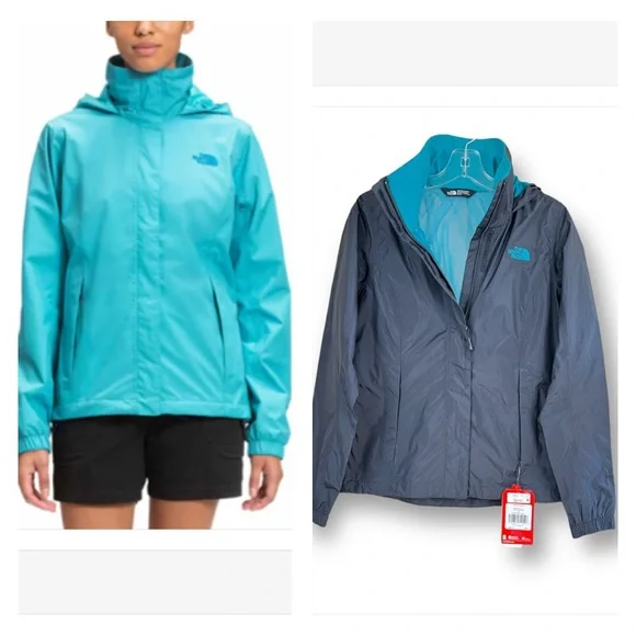 The North Face NWT Resolve 2 Rain Windbreakers Hooded Jacket Size XS/TP - Picture 2 of 12